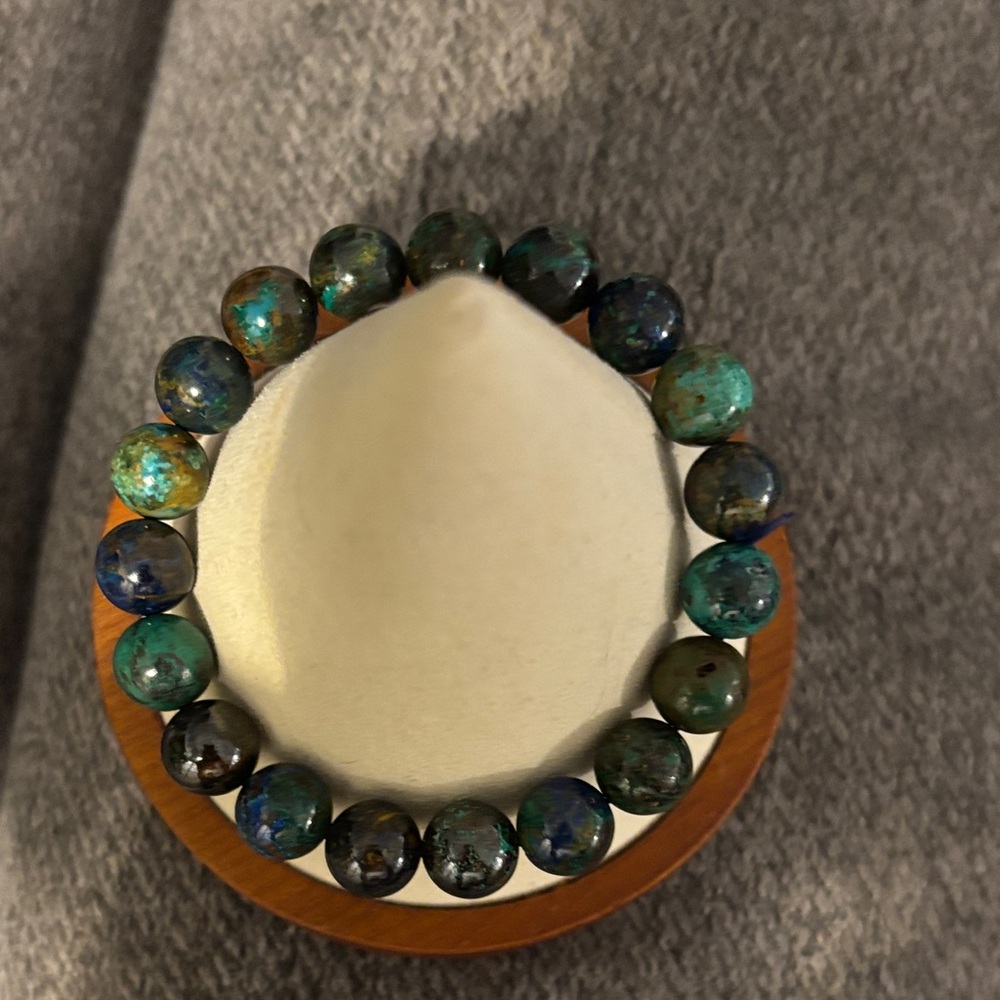 Azurite Beaded Bracelet